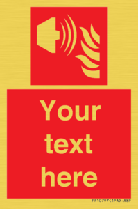 Custom Fire: Fire alarm sounder